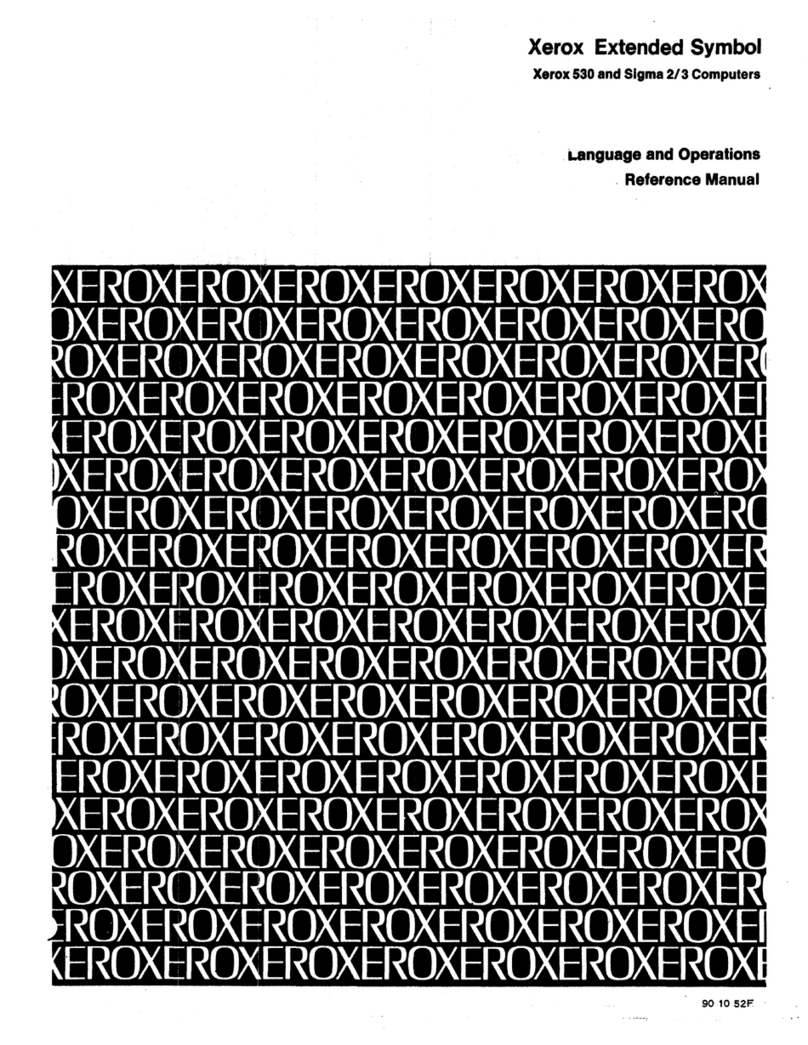 Xerox 530 User manual