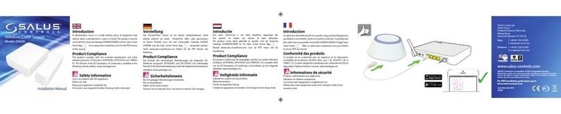 Salus OS600 User manual
