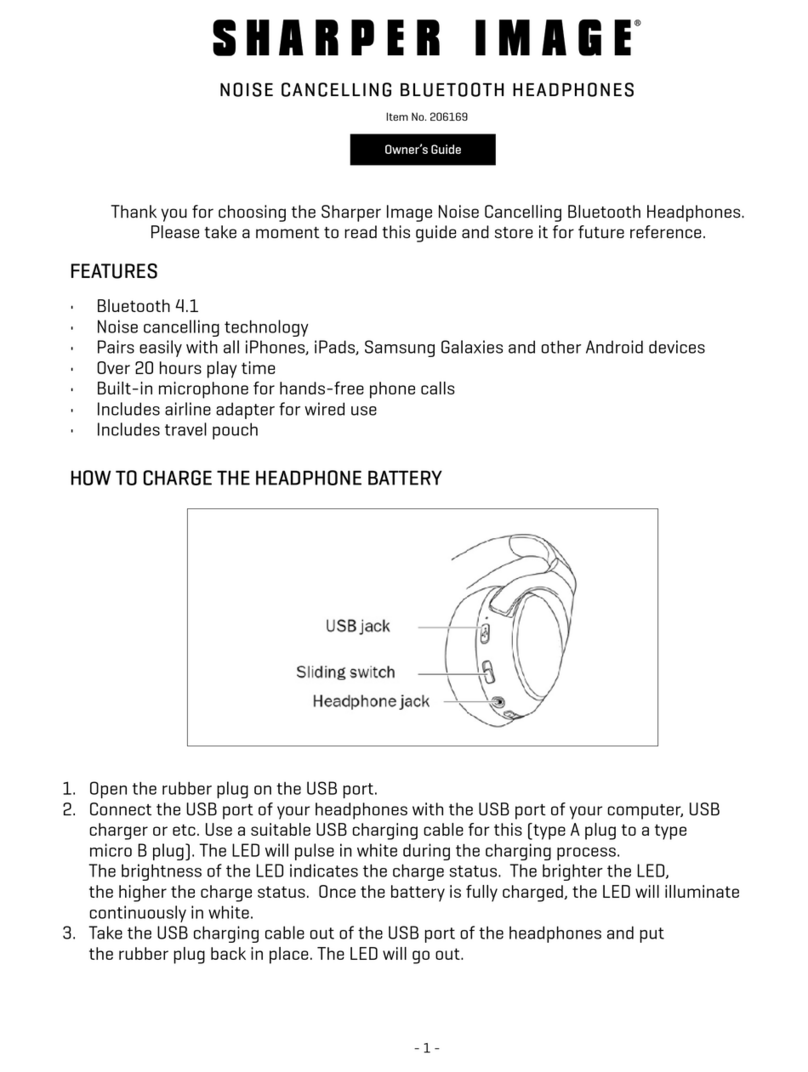 Sharper Image 206169 owner's guide