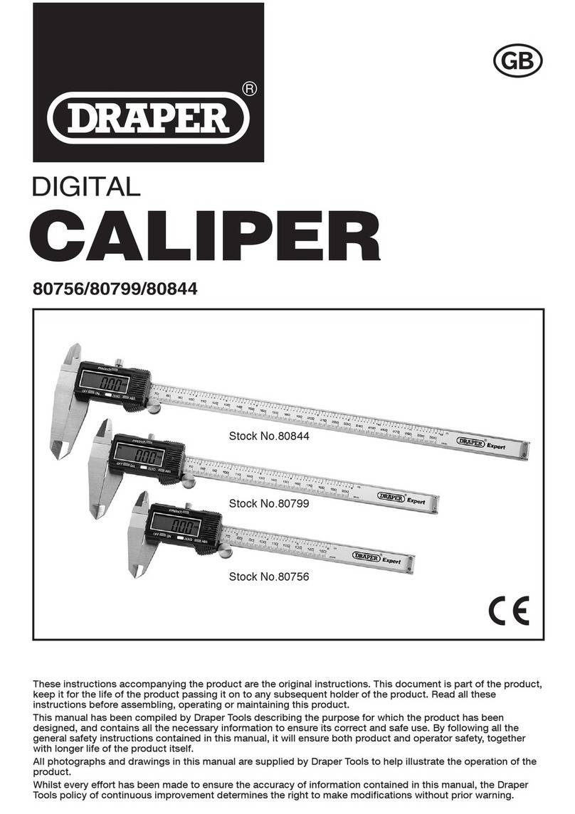 Draper 80799 user manual