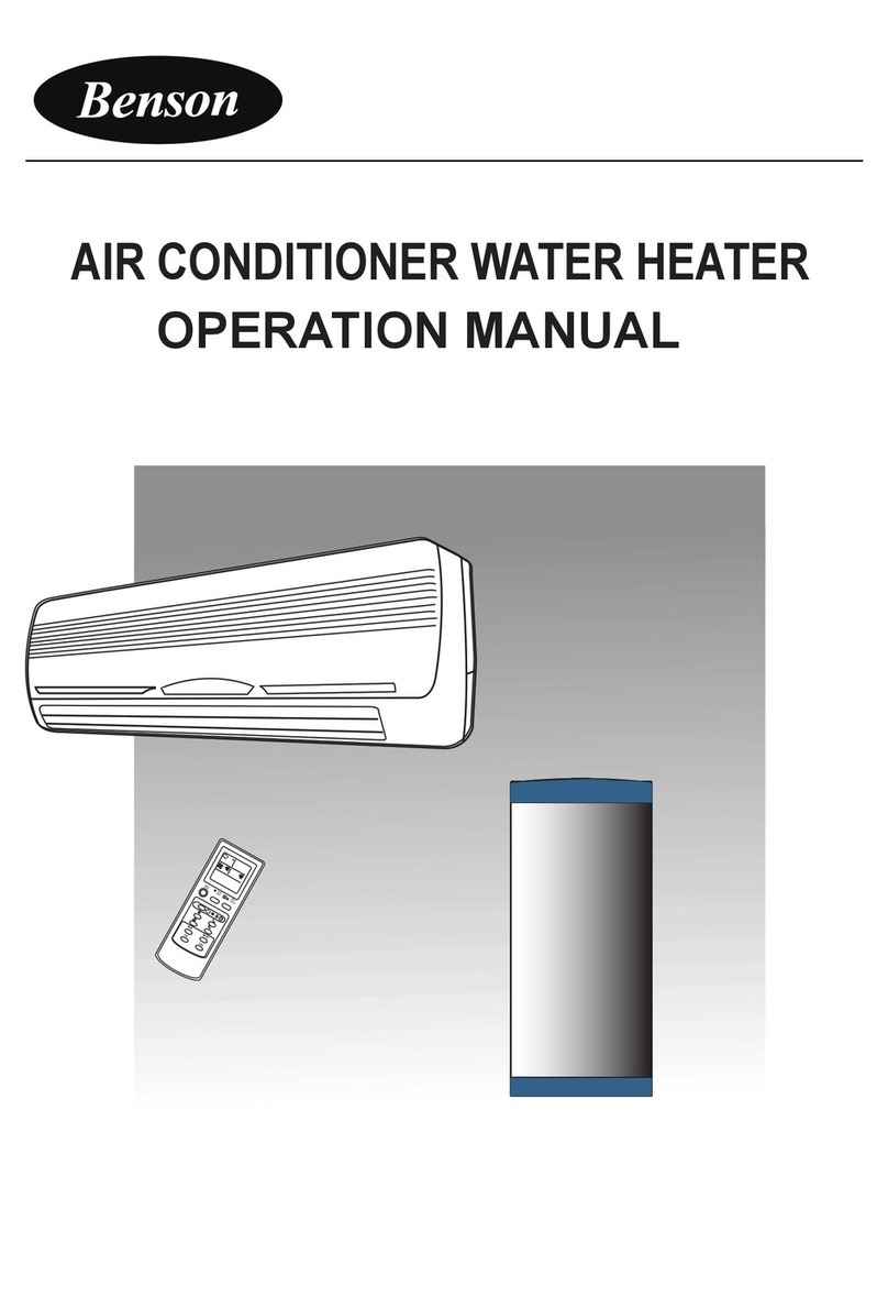 BENSON BENDX ACHW 34 Operation manual