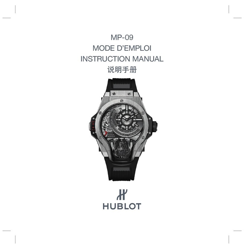 Hublot MP-09 instruction manual