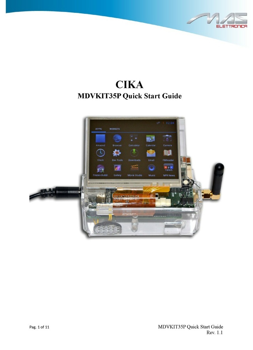 MAS CIKA MDVKIT35P quick start guide