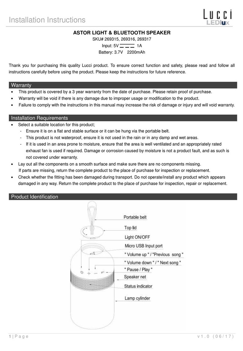 Lucci LEDlux 269315 installation instructions