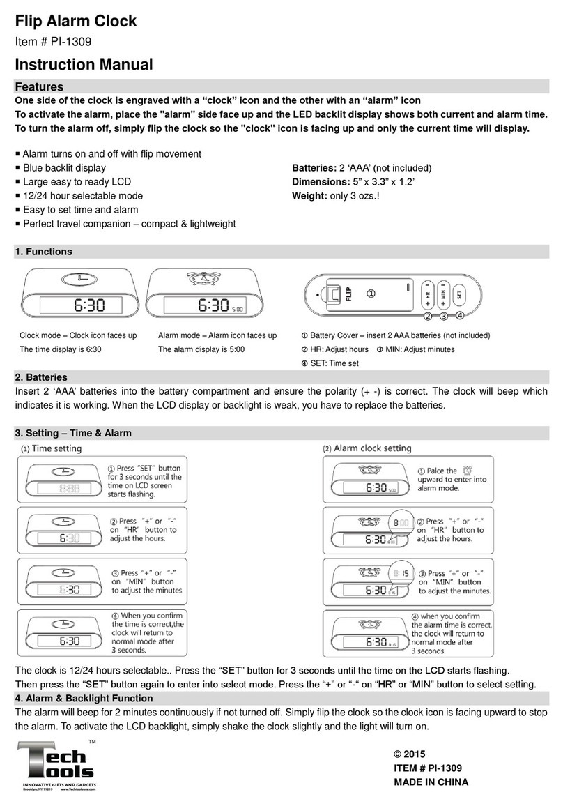 Tech tools PI-1309 instruction manual