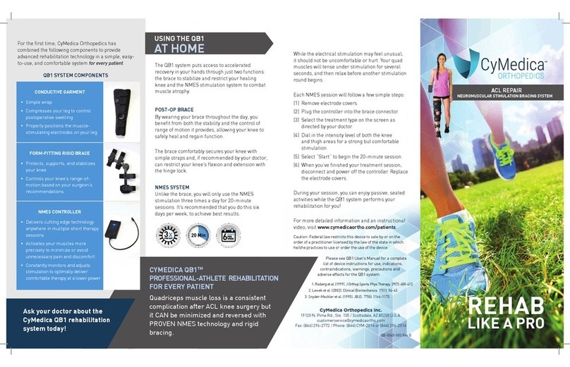CYMEDICA Orthopedics QB1 user manual