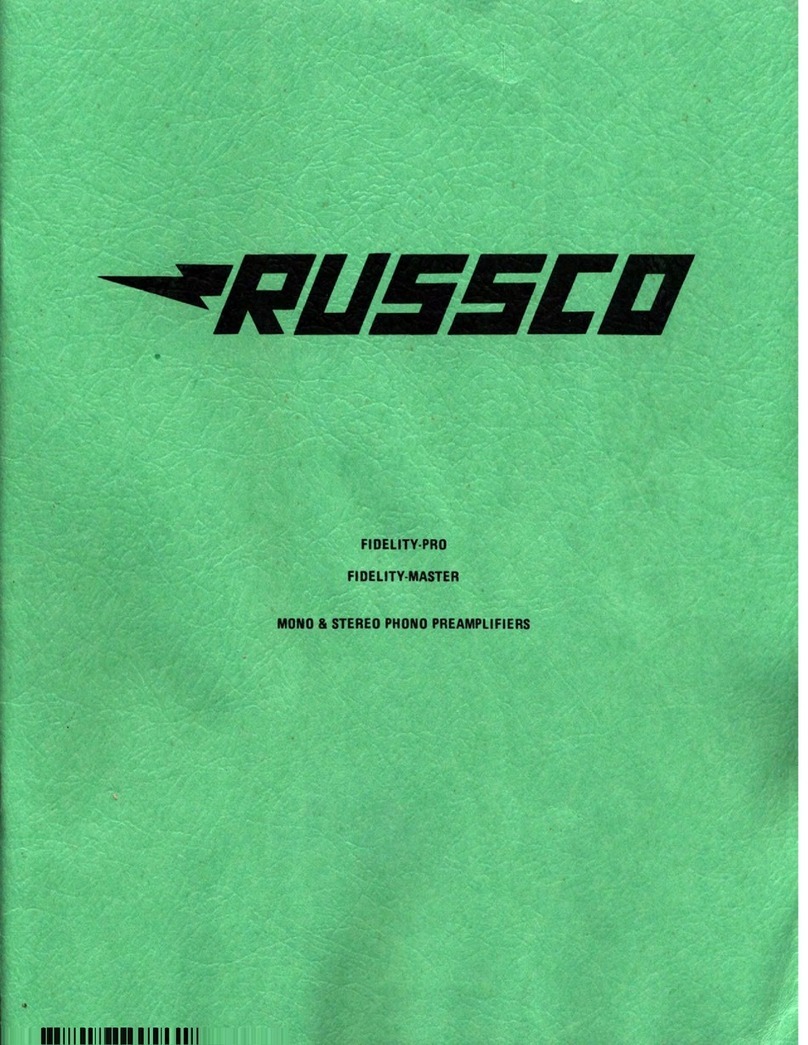 Russco Fidelity-pro manual