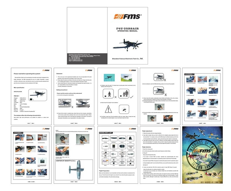 FMS F4U CORSAIR operating manual