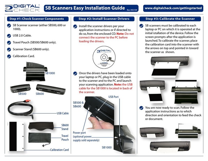 Digital Check SB 500 Datasheet