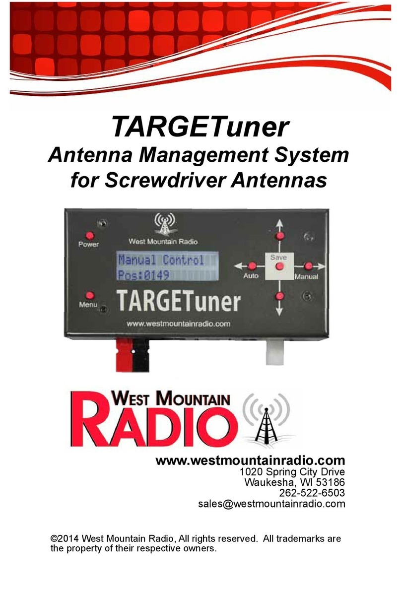 West Mountain Radio TARGETuner User manual