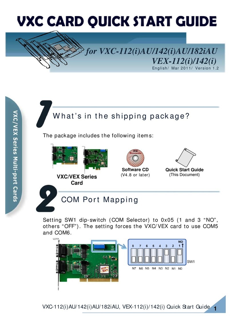 ICP DAS USA VXC-142(A)U quick start guide