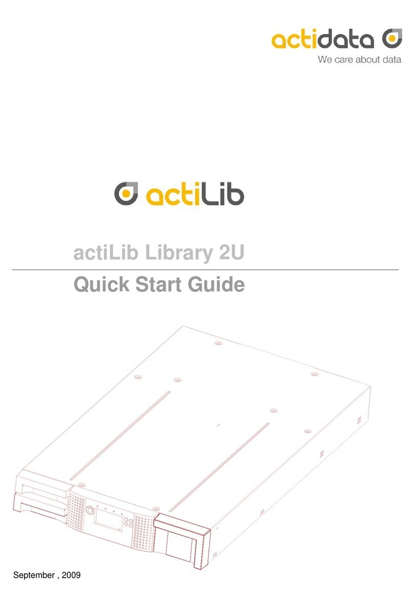 Actidata actiLib Library 2U quick start guide
