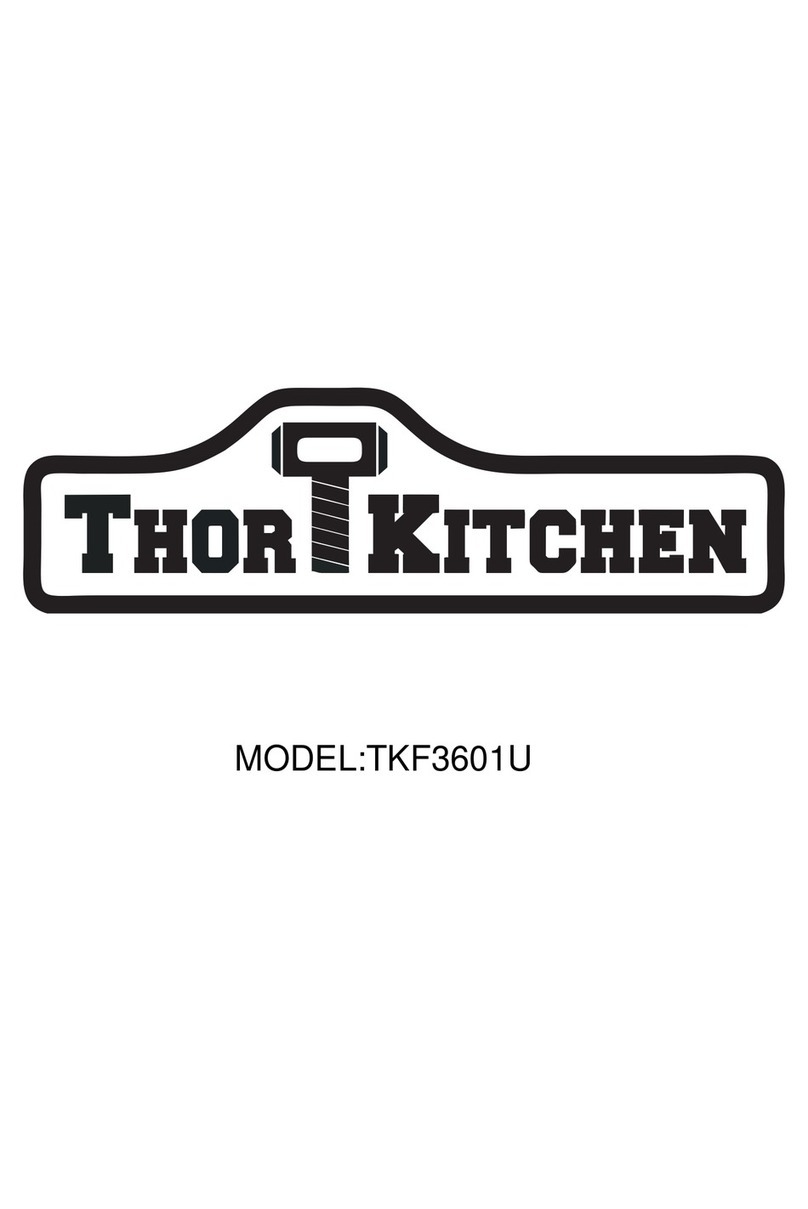 Thor Kitchen TKF3601U user manual Thor Kitchen TKF3601U user manual