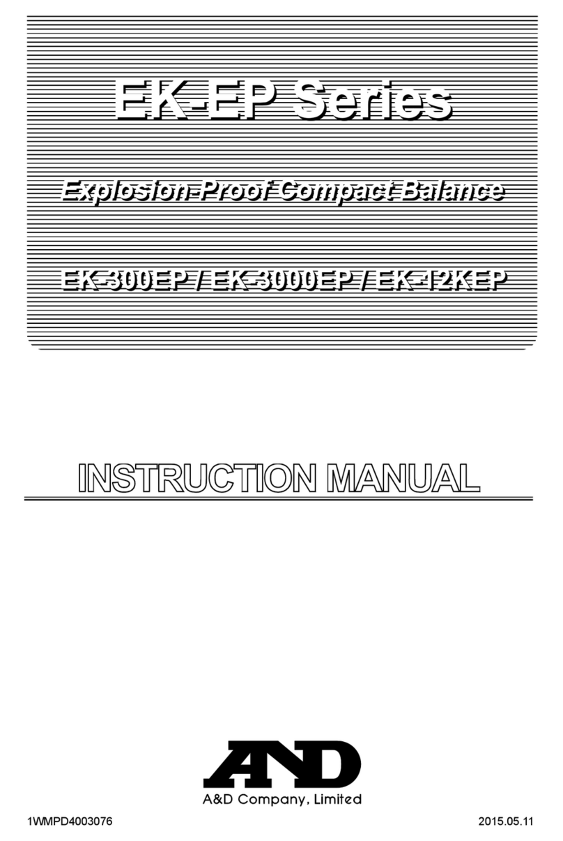 A&D EK-300EP User manual