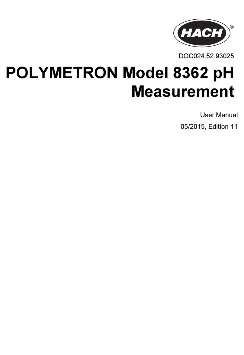 Hach POLYMETRON 8362 User manual