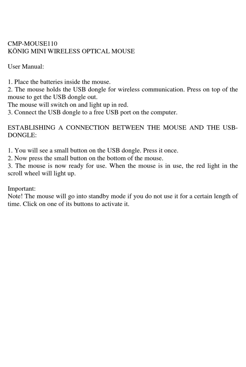 Konig CMP-MOUSE110 User manual