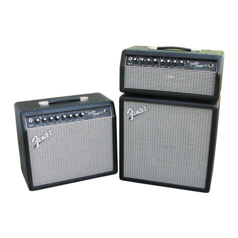 Fender Super Champ X2 User manual Fender Super Champ X2 User manual
