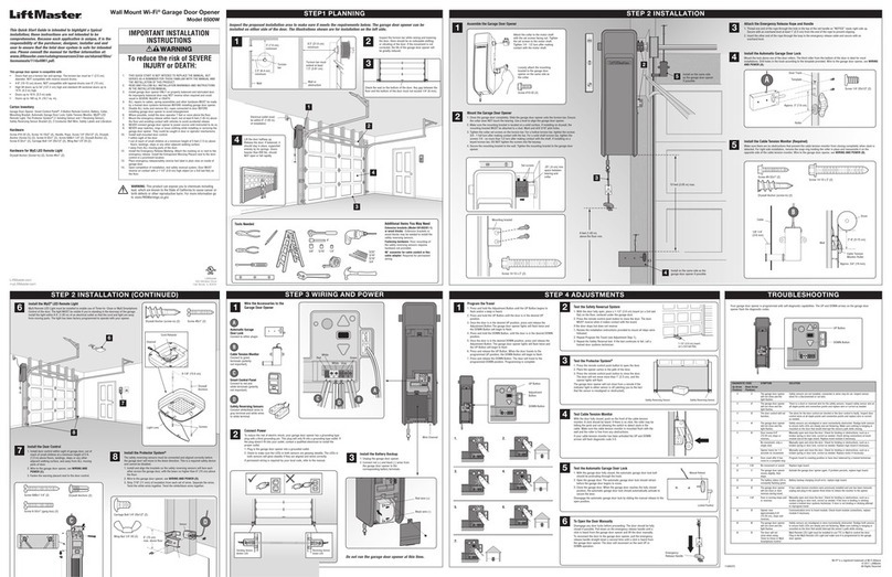 Chamberlain 8500W User manual