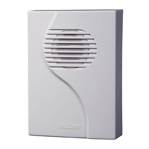 NuTone LA522WH Installation & operating instructions