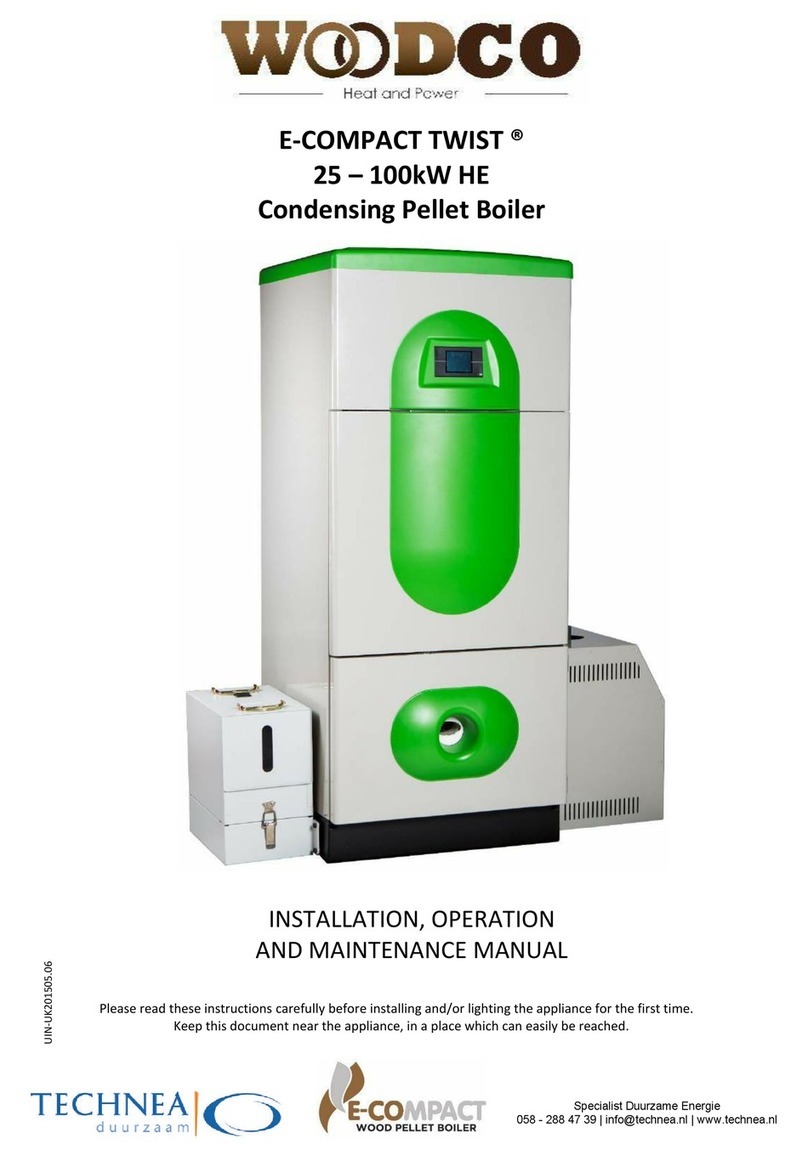 WOODCO E-COMPACT TWIST BCH-25 Installation, operation and maintenance manual