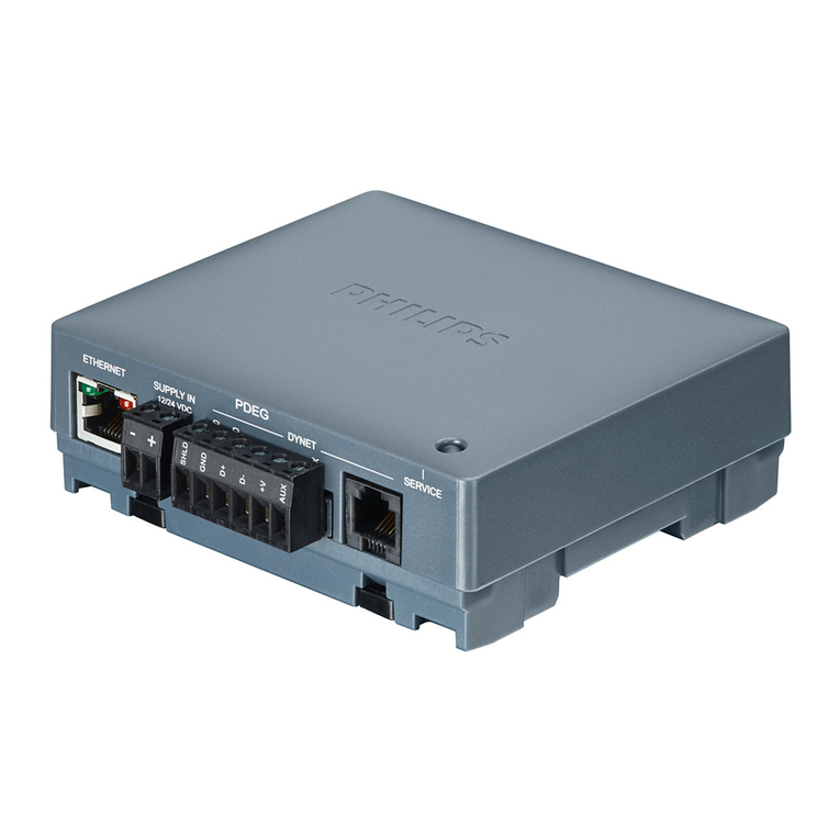 Philips PDEG User manual
