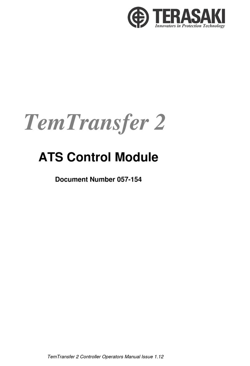 TERASAKI TemTransfer 2 Operator's manual