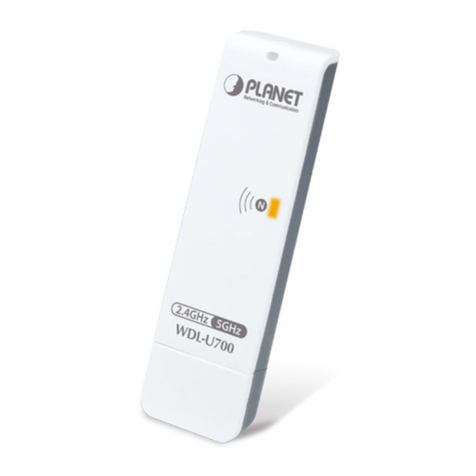 Planet WDL-U700 Quick installation guide