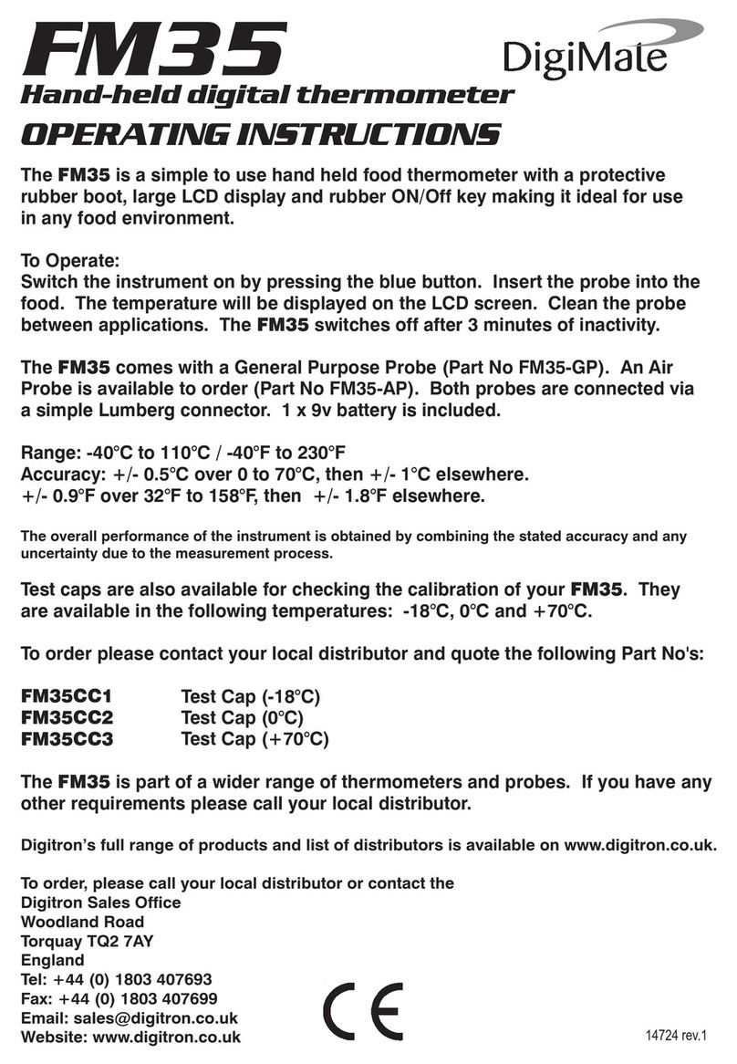 Digimate FM35 operating instructions