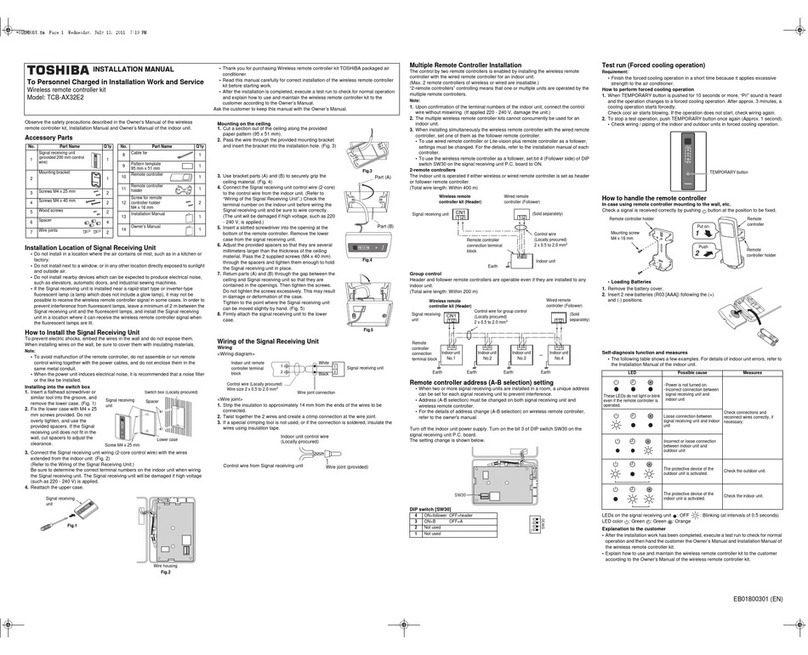 Toshiba TCB-AX32E2 User manual Toshiba TCB-AX32E2 User manual