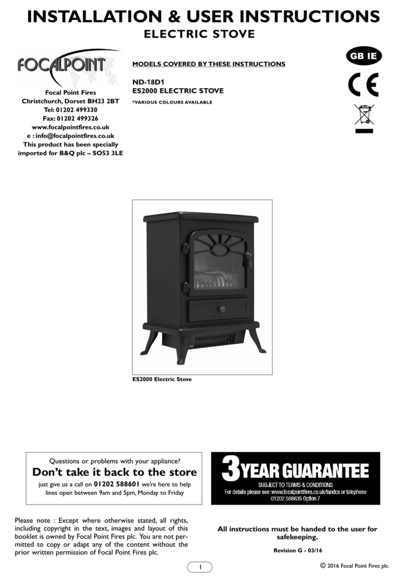 Focal Point ND-18D1 Assembly Instructions