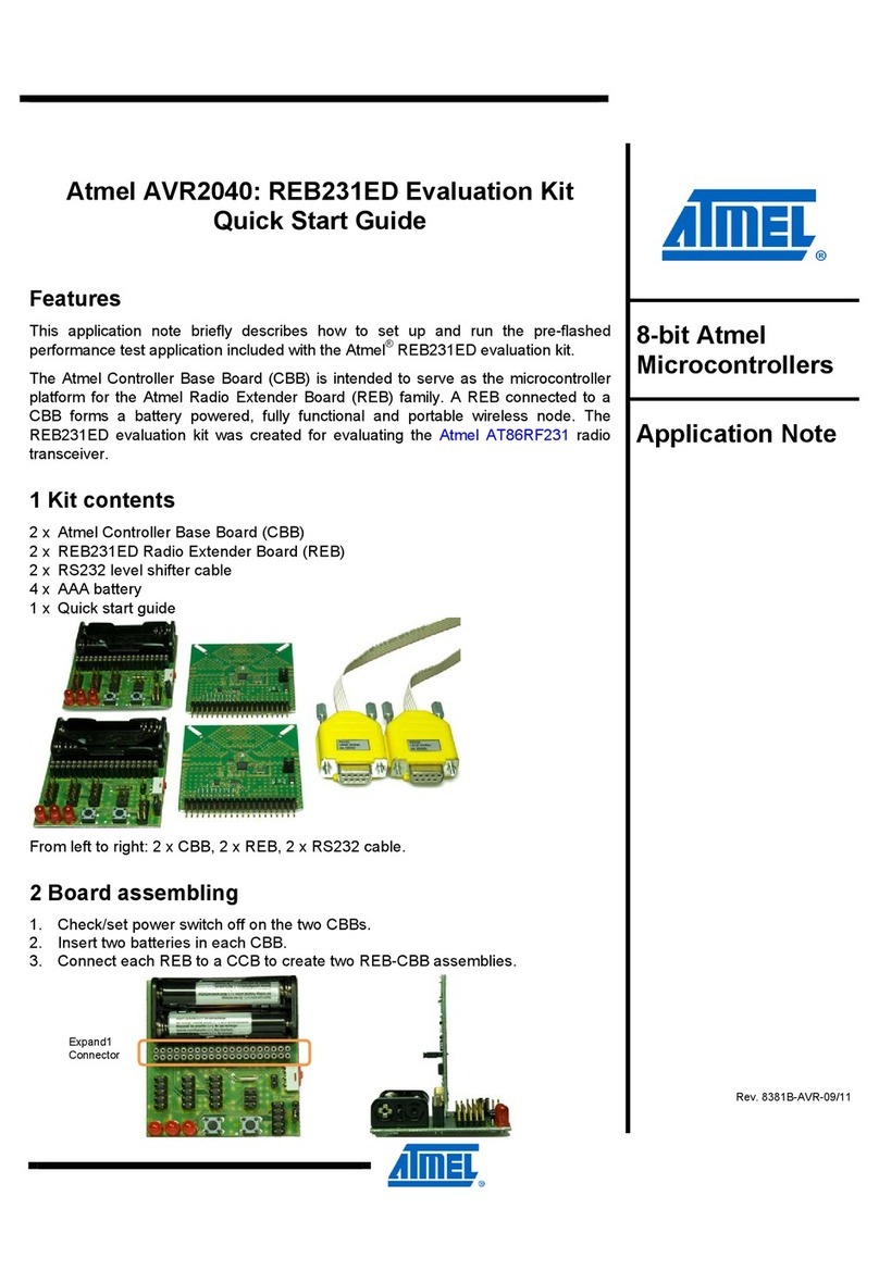 Atmel REB231ED quick start guide