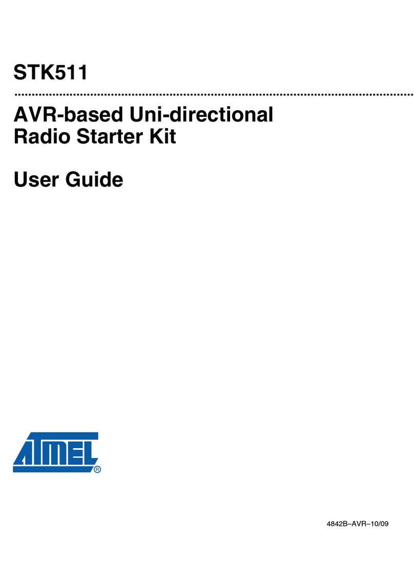 Atmel STK511 User manual