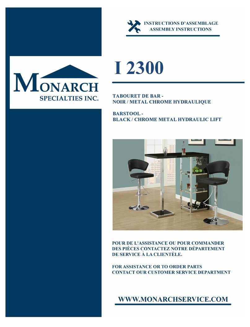 Monarch Specialties I 2300 User manual Monarch Specialties I 2300 User manual