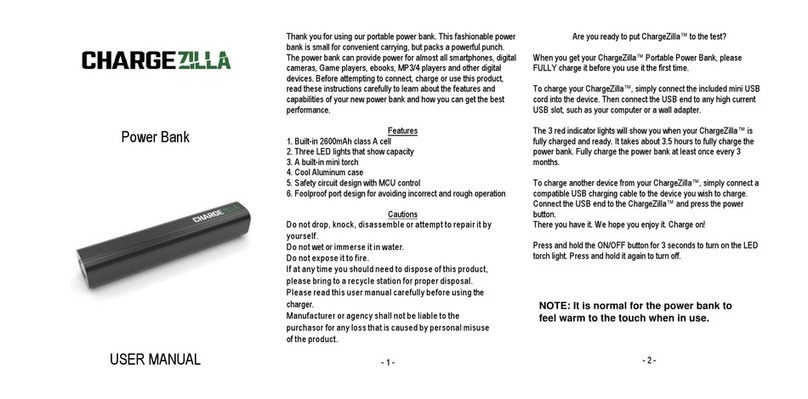 ChargeZilla A158 user manual