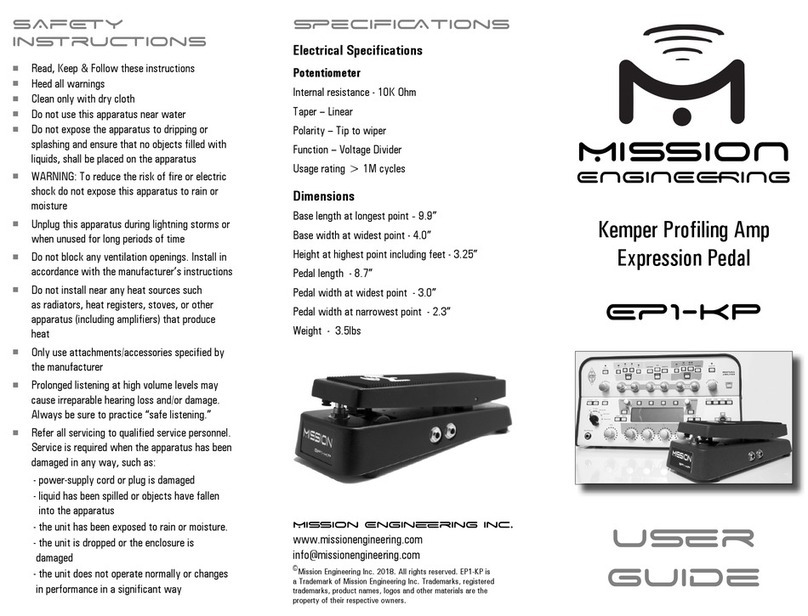 Mission EP1-KP user guide