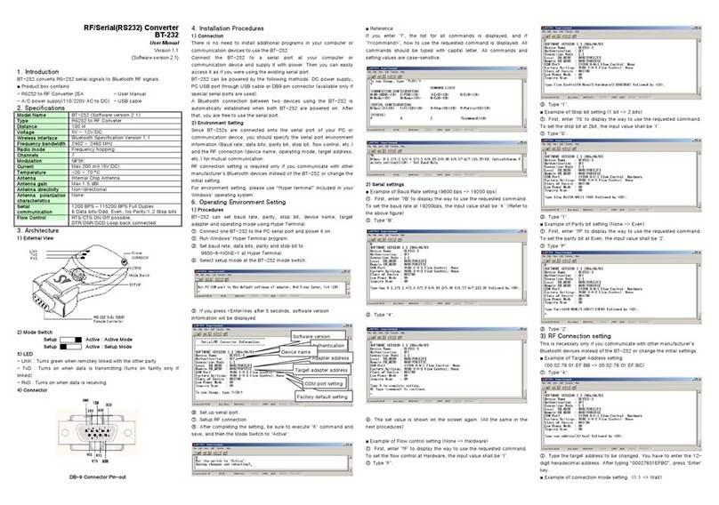 SystemBase BT-232 user manual