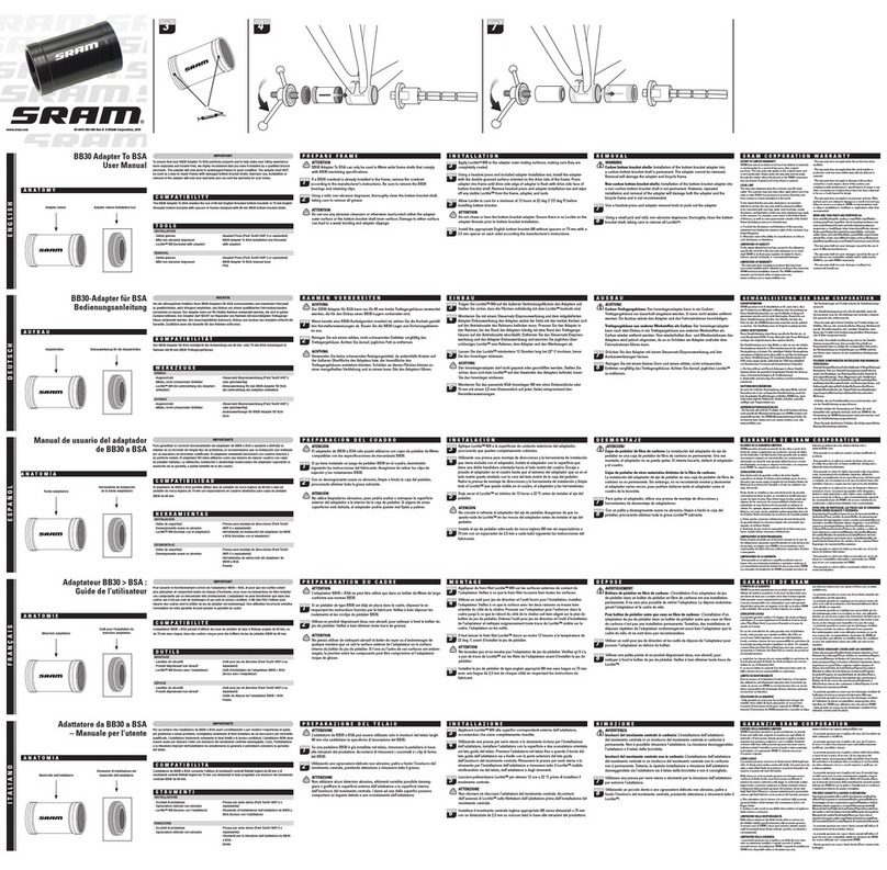 SRAM BB30 User manual