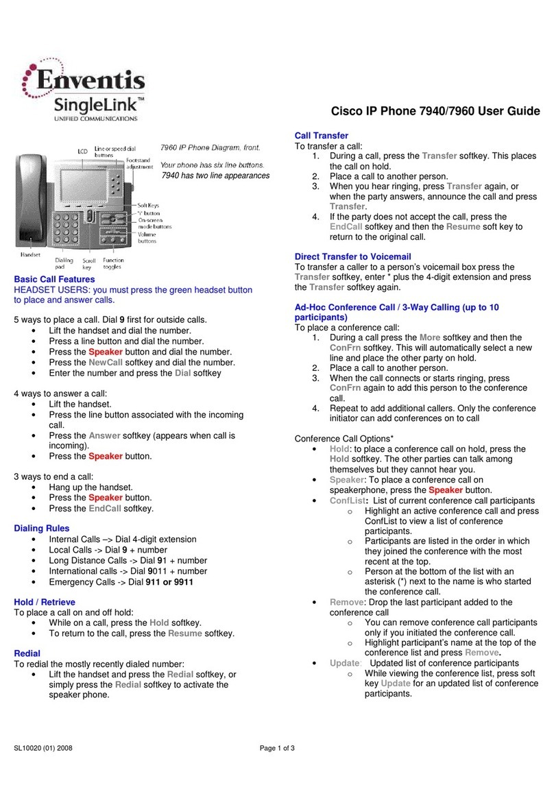 Cisco Cisco 7940 User manual Cisco Cisco 7940 User manual