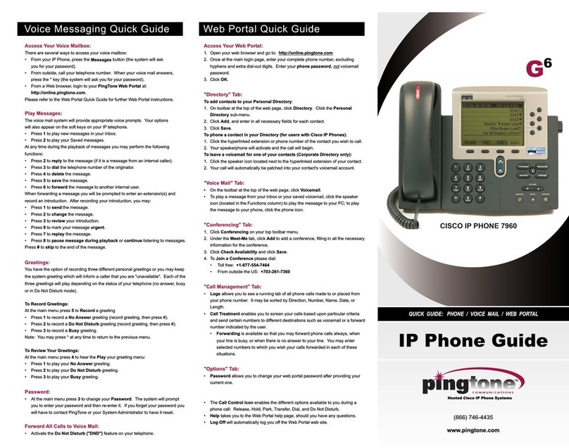 Cisco Cisco 7960 User manual