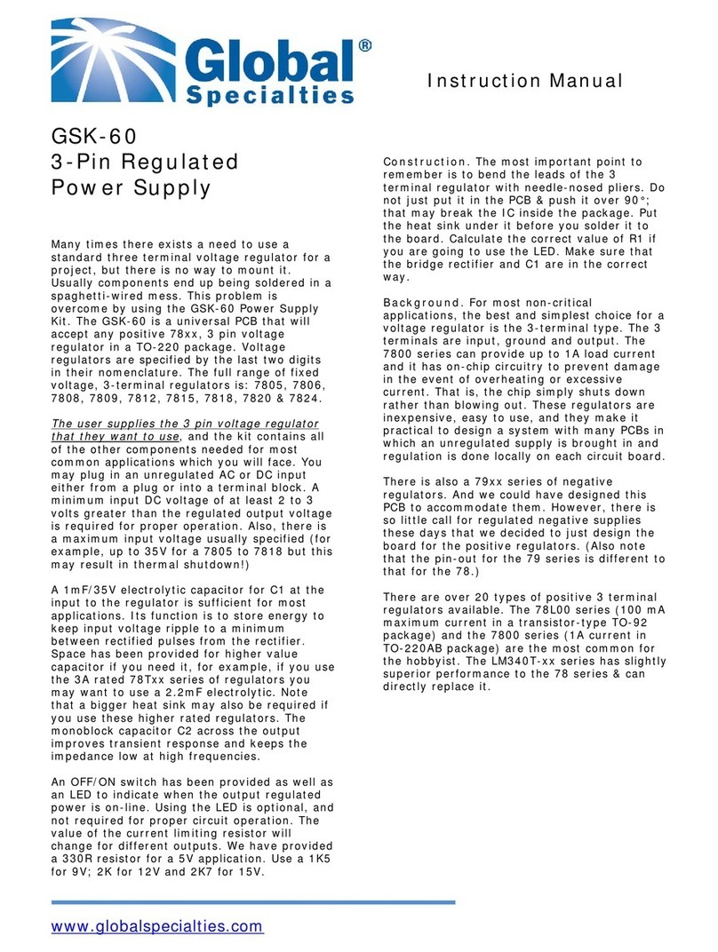 Global GSK-60 instruction manual