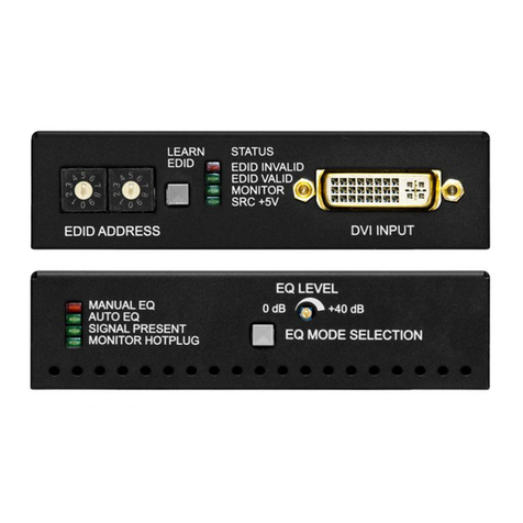Lightware DVI-TP-RX100 User manual