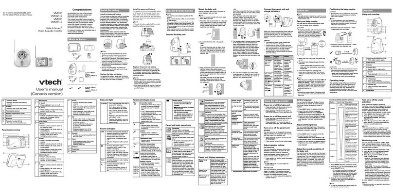 V-tech VM321 User manual
