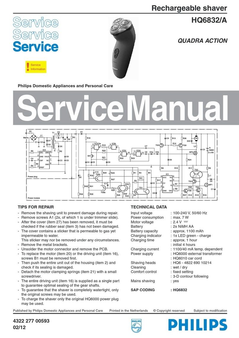 Philips HQ6832/A User manual Philips HQ6832/A User manual