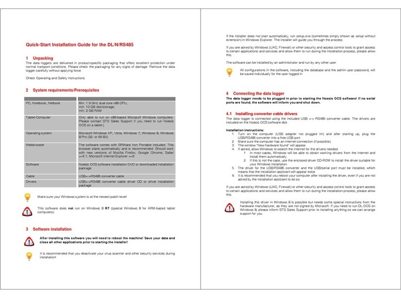 STS DL/N/RS485 Instruction Manual
