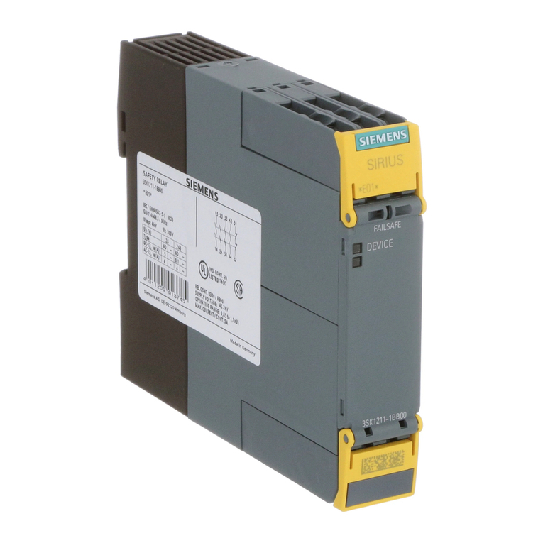 Siemens SIRIUS 3SK1 User manual