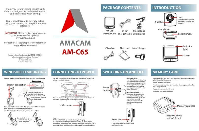 Amacam AM-C65 manual