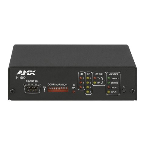 AMX FG2105-90 User manual