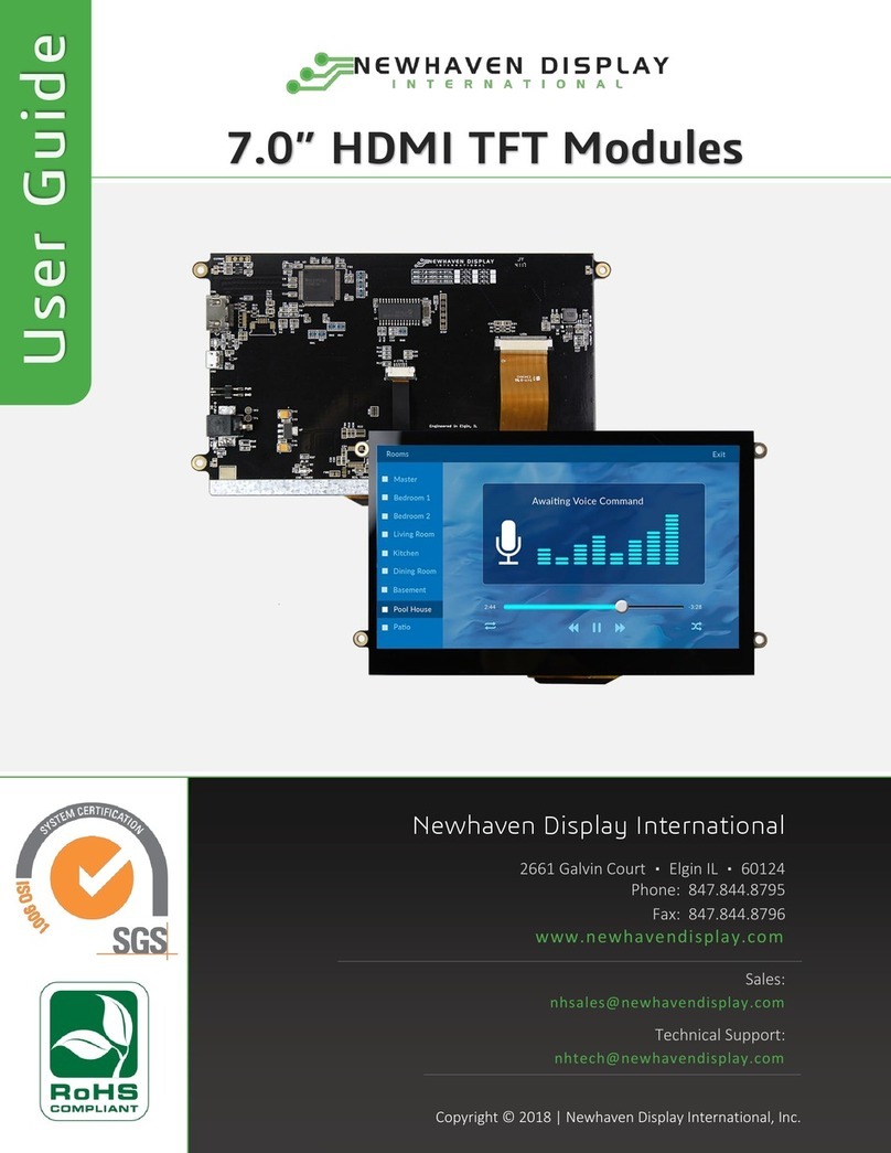 Newhaven Display International NHD-7.0-HDMI-N-RSXV User manual