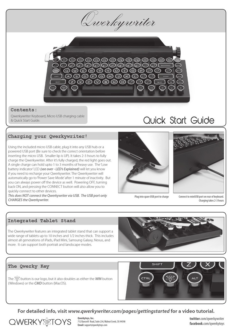 Qwerky Toys Qwerkywriter quick start guide