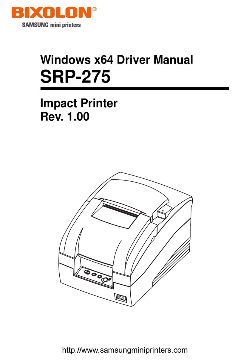 BIXOLON SRP-275 Driver manual